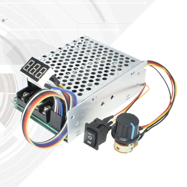 BRIGHTFUFU Programmable Motor Controller Silver Metal 1Set with Safe to Use Features