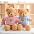 thumbnail image 4 of Osito de peluche suave y tierno - Peluche de 30 cm para niños | Ideal para Navidad y San Valentín (Oso Azul), 4 of 7