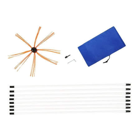 

Chimney Cleaner Chimney Sweep Brush Prop Replaceable Sweep for Fireplace 8M