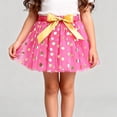 thumbnail image 5 of EnJoCho Girls Princess Tutu Skirt for Kids Snow Gr𝖺phic Bowknot Layered Pleated Dance Skirt Gymnastic Par𝗍y Ballet Dress Tutu Skirt For Girls, 5 of 6