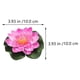 thumbnail image 5 of WORGEOUS 7 UNIDS Decoraciones de loto artificiales Piscina Superficie del agua Decoraciones de loto Fake Lotus Decors, 5 of 8
