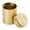 Gold, variant on VKLU Aluminum Airtight Storage Jar, Portable Mini Travel Tea Canister, Small Coffee Tin for Kitchen, Office, or Camping, Black