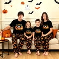 thumbnail image 2 of iHapHap Happy Halloween Pumpkin Family Pajamas, Cotton Blend Matching Sleep Set, 2-3T-Kid, 2 of 6