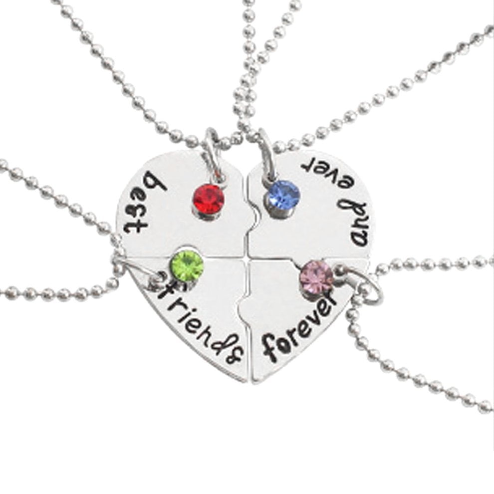 Jovivi Best Friends Forever and Ever Friendship Necklaces Keychains for 3/4,Alloy  Heart Matching Puzzle Piece BBF Friendship Jewelry, Metal price in Saudi  Arabia | Amazon Saudi Arabia | kanbkam