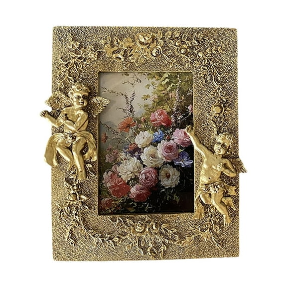 Ornate Picture Frame Antique Photo Frame Baroque Frame with Ornate Floral Detailing for Living Room Home Decor