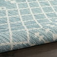 thumbnail image 6 of Nourison Positano Indoor/Outdoor Aqua 4' x 6' Area Rug (4x6), 6 of 9