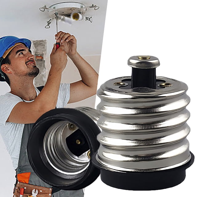Over Home Understocked Category Bayonet to Screw Light Socket Converter for E40 to E27 Adaptor for Ceiling Fans Chandeliers Efficient LED and Incandescent Use