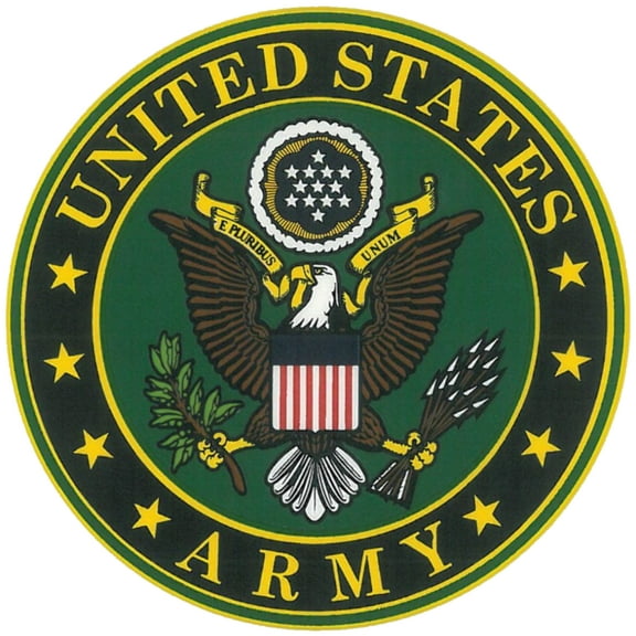 U.S. Army 4" Round Decal