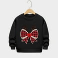thumbnail image 1 of Cowsor Chandails en Molleton pour Filles Enfants Mignon Graphique Col Rond Chandail Tops Xmas Manches Longues Chemises de Vacances, 1 of 5
