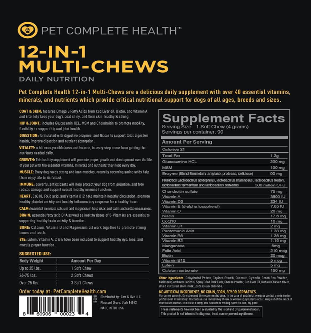 12-in-1 Multi-Nutrient Soft Chew