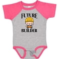 thumbnail image 3 of Inktastic Boys Future Builder Construction Boys Baby Bodysuit, 3 of 5