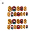 thumbnail image 1 of 24Pcs/Box Fake Nails Press Self-adhesive User Full Coverage Christmas Series Child Nails Press for Home, 1 of 7