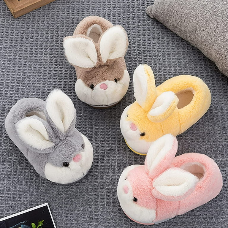 DanceeMangoo Womens Cute slippers Animal Slippers Novelty Cozy Fuzzy Slippers Soft Plush Winter Warm House Shoes cotton slippers - .com