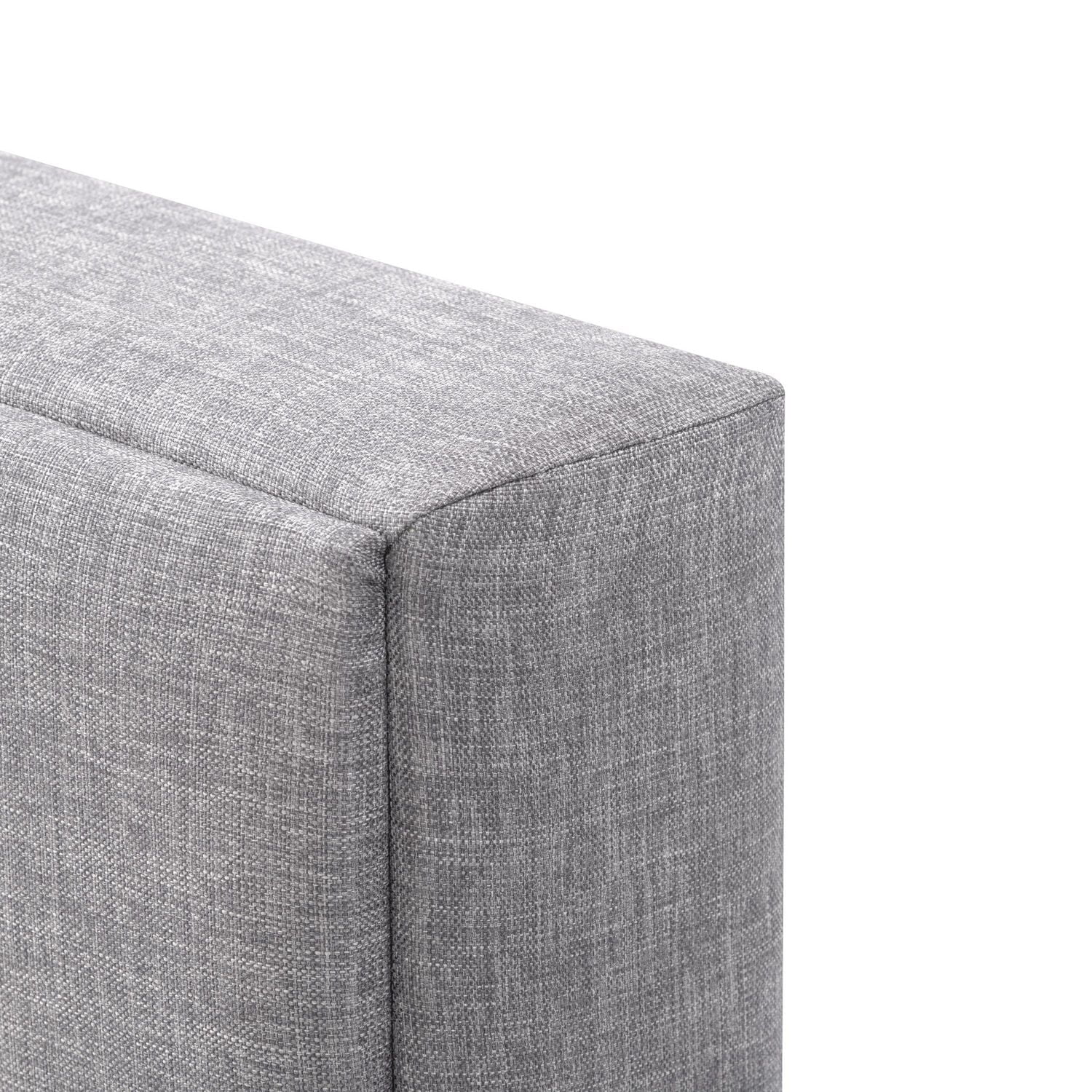 Bellevue Upholstered King Panel Bed with Slats and Headboard