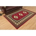 thumbnail image 6 of United Weavers Plaza Fleur Area Rug, Bordered Pattern, Red, 7'10" X 10'6", 6 of 6