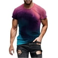 thumbnail image 2 of Xysaqa Shirts for Men Women Graphic Tees Unisex 3D Printed Short Sleeve T-Shirts Big & Tall Novelty Shirt Tops M-5XL, 2 of 5