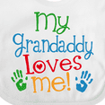 thumbnail image 4 of Inktastic My Grandaddy Loves Me Boys or Girls Baby Bib, 4 of 4