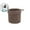 Brown, variant on Handmade Cotton Rope Hanging Storage Basket for Bedside or Wall – Black Organizer Bin (5.5x5.1")