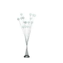 62 in. Multi Light LED Novelty Floor Lamp, Chrome - Walmart.com