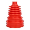 thumbnail image 4 of Universal Silicone CV Axle Boot Dust Cover Ball Head Constant Speed Round Clamp KitRed, 4 of 7