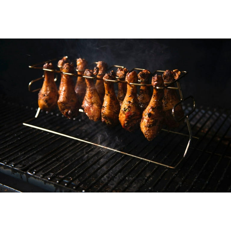 Traeger Stainless Steel Chicken Leg Hanger, BBQ Meat Drumstick