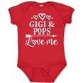 thumbnail image 3 of Inktastic Gigi and Pops Love Me Boys or Girls Baby Bodysuit, 3 of 5