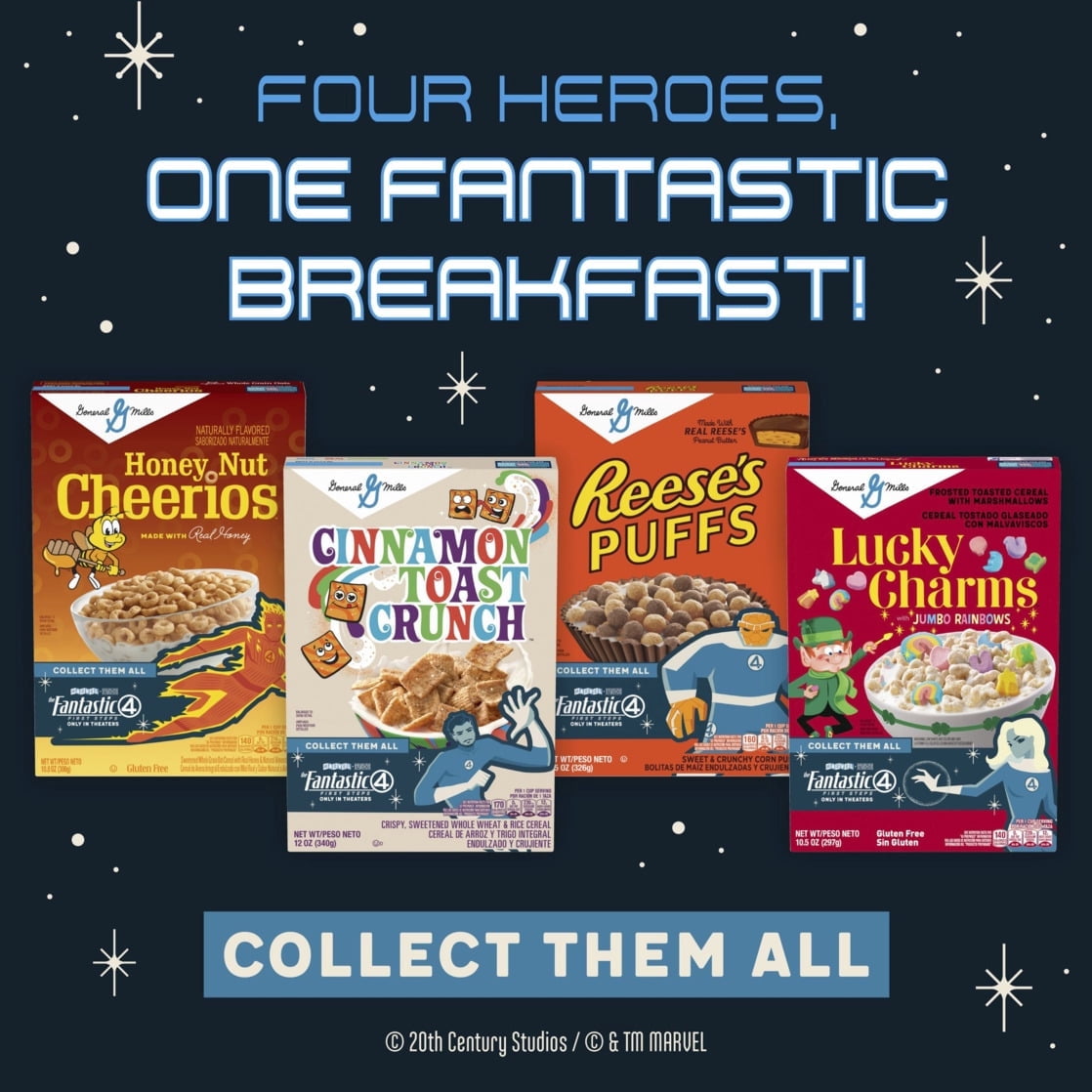 Cinnamon Toast Crunch Breakfast Cereal, Crispy Cinnamon Cereal, Family Size, 18.8 oz(pack of 4)