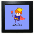 thumbnail image 1 of Infante Proposal Scribble Ingenuity Black Square Frame Picture Wall Tabletop, 1 of 3