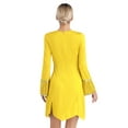 thumbnail image 2 of DPOIS Women Liturgical Praise Dance Dress Worship Praise Tunic Church Praisewear Yellow XXL, 2 of 7