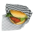 thumbnail image 4 of Bagcraft P057800 12 in. x 12 in. Grease-Resistant Paper Wraps and Liners - Black Check (5000/Carton), 4 of 4