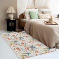thumbnail image 3 of Flamingo Rugs for Living Room Bedroom - Flower Rug 5x6 - Colorful Carpet for Home Decor - Washable Non Slip Patterned Indoor Large Area Rug - Soft & Low Pile (ZL&730), 3 of 7