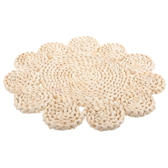 Mataje de mesa tejido trenzado Mat de mesa resistente al calor