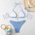 thumbnail image 5 of Dresfit Relaxed Fit Two Piece Swimsuit - Everyday Bikini Set for Summer Blue S, 5 of 6
