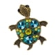 thumbnail image 2 of Mar Animal Tortoise Crystal Brooch Badge Jewelry - Sunnimix Pin de broche de tortuga, 2 of 8