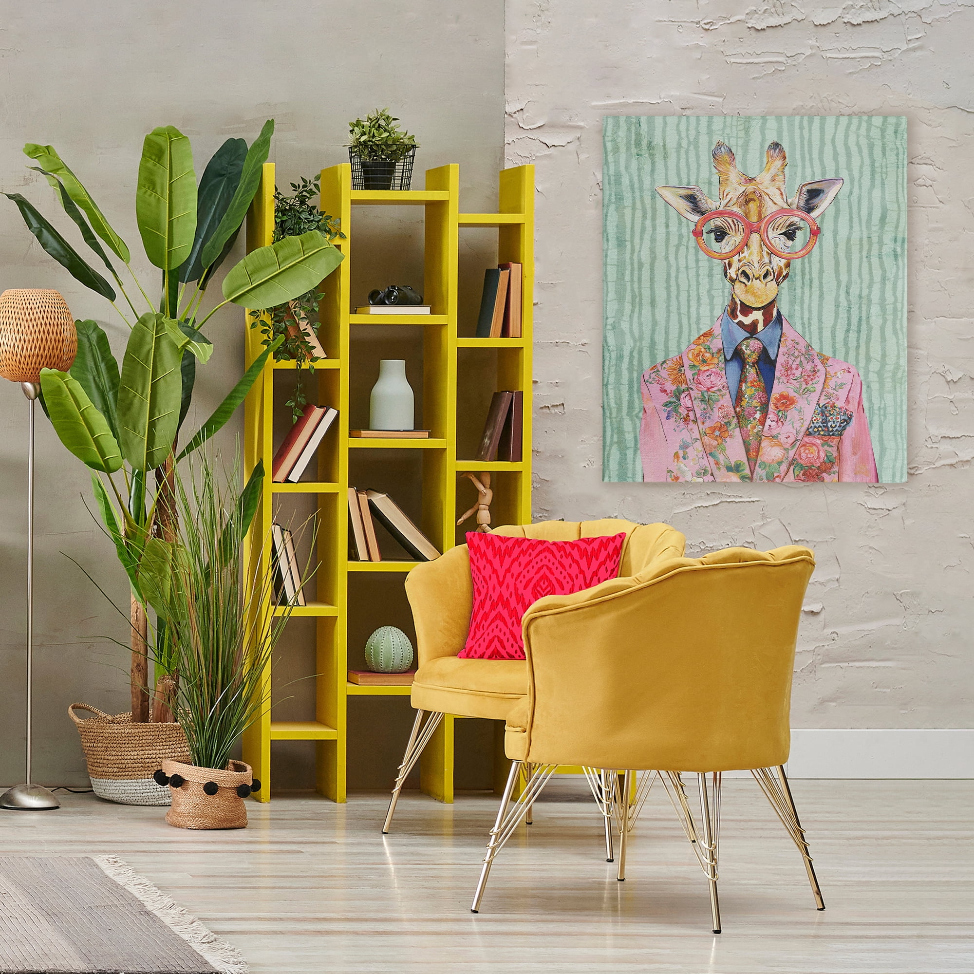 Stupell Industries Tall Stylish Giraffe Canvas Wall Art, design by Svetlana Aleynikova