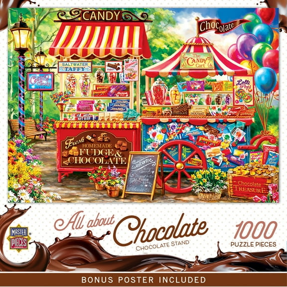 MasterPieces 1000 Piece Jigsaw Puzzle - Chocolate Stand - 19.25"x26.75"