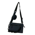 thumbnail image 1 of Bolso de mano para hombre, bolso de hombro versátil con correa ajustable, bolso cruzado duradero para exteriores con bolsa pequeña para compras de Fernando Bolso para hombre, 1 of 8