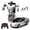 Silver, variant on Remote Control Car, 1:18 Scale Transforming Robot Toy with One-Button Deformation, 2.4GHz RC Vehicle with LED Lights, Gift for Boys Ages 4-12