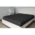 thumbnail image 3 of Zip On Fitted SheetS Full XL Size(54X80) - Includes 1 Bottom Fitted Base + 2 Zip Sheets - Fit's 14” In Deep Pocket - Zip Sheets Easy to Change - 600 TC Cotton Fitted Sheet - Black Color, 3 of 8
