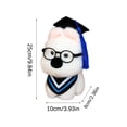 thumbnail image 2 of 2026 Graduation Plush Puppy Dog Stuffed Animal with Graduation Cap & Gown – Adorable Commemorative Toy, for High School & College Graduates, Party Decor, 2 of 4