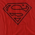 thumbnail image 2 of Superman T-Shirt Red Black Shield Unisex Graphic Tee For Men & Women Red&nbsp;, 2 of 7