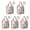 Pioneer Flower Floral-1, variant on 5 Pack Foldable Shopping Bag,Pioneer Flower Floral Print Pattern Reusable Grocery Bags with Pockets,Large Reusable Tote Bags with Handles Waterproof & Lightweight