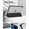 thumbnail image 6 of TiMOVO iPad 9th Generation Case 2021, 10.2 inch iPad Case with Pencil Holder, Smart Stand Protective Clear Case Cover for iPad Case 9th/8th/7th (2021/2020/2019), Black, 6 of 8