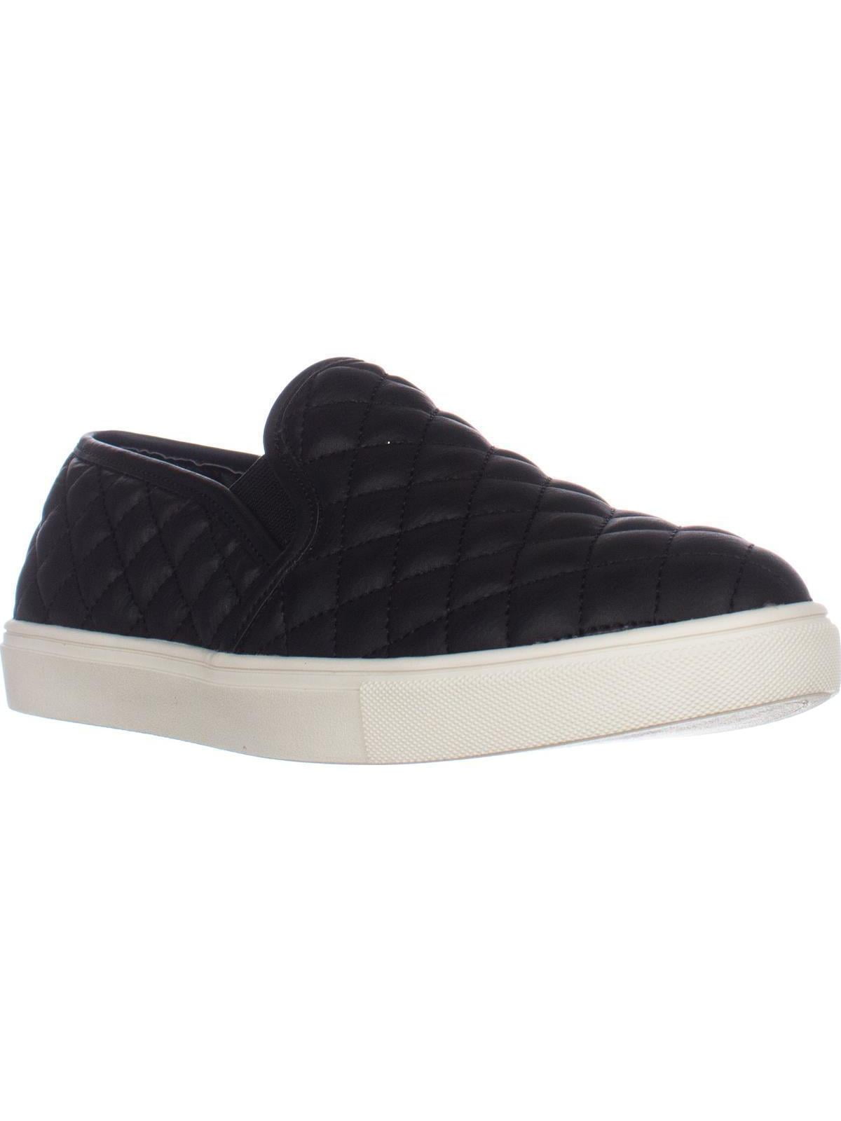 steve madden black quilted shoes