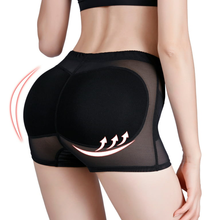 Women Seamless Butt Lifter Hip Enhancer Pads Underwear Shapewear, Padded  Control Panties Shaper Booty Fake Pad Briefs 
