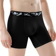 thumbnail image 5 of FYEGRE Washable & Reusable Urinary Incontinence Cotton Boxer Brief Underwear for Men Black XXXXXXL, 5 of 5
