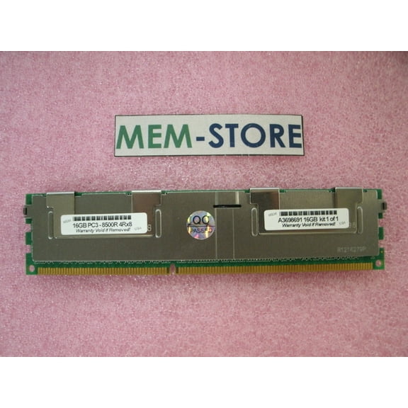 A3698691 16GB PC3-8500R 1066MHz 4R Memory Dell PowerEdge C1100, C2100, C6100T410 (3rd Party)