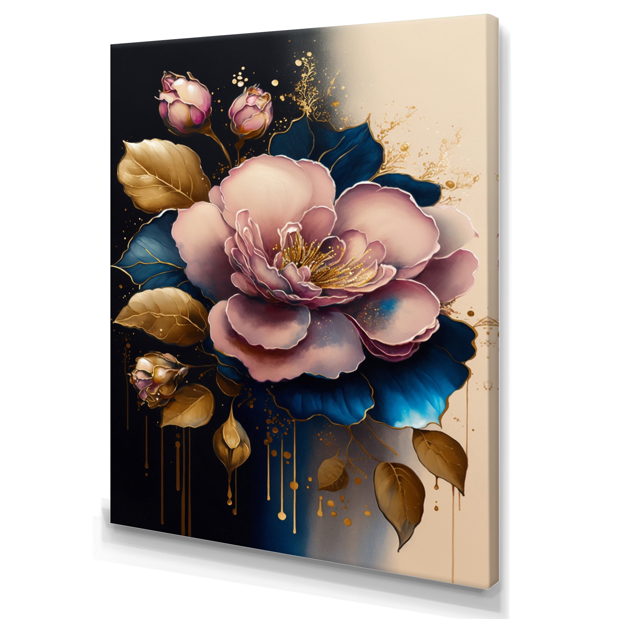 Stupell Industries Framed Wall Art - Fashion Designer Flower Jars Pink Purple Watercolor, 16x20”, Textured Finish