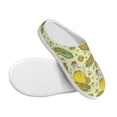 thumbnail image 3 of Fotbe Corn And Corn Oil Pattern Women's Fuzzy Curly Fur Memory Foam Loafer Slippers Indoor Outdoor Slippers Winter Home Shoes-35/36, 3 of 7