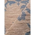 thumbnail image 4 of HAND KNOTTED WOOL FLORAL MODERN AREA RUGS - 5'x8', Rectangle Shape, Beige Color, Classic Traditional Design, Low Pile Handmade Area Rugs for Living Room, Bed Room (N00913), 4 of 7